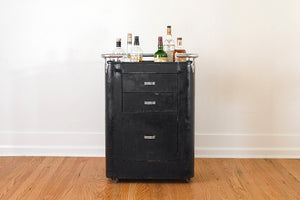 Industrial Bar Cart