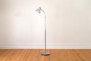MCM Chrome Floor Lamp