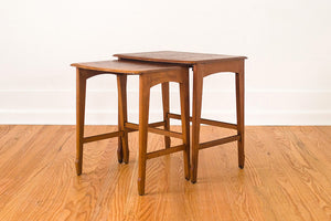 MCM Walnut Nesting Tables