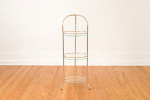 Tiered Brass Plant Stand