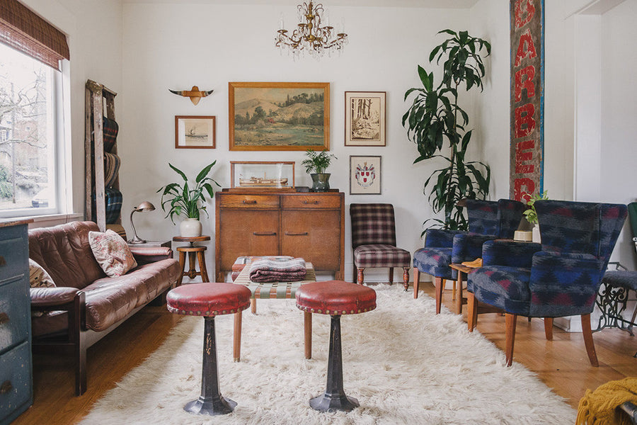 MCM Flokati Wool Rug