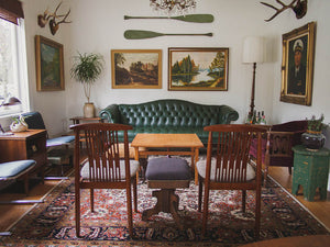 Vintage Leather Antlers