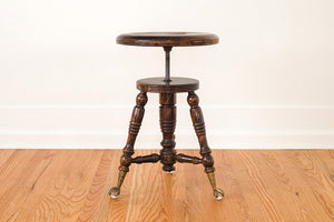 Clawfoot Piano Stool