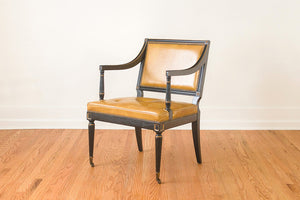 Regency Leather Chairs