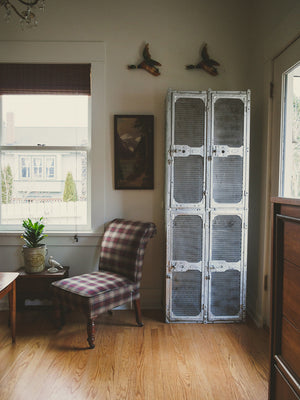 HS Collection Plaid Chair