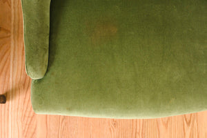 Pair of Green Slipper Chairs
