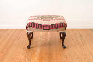 Kilim Rug Ottoman
