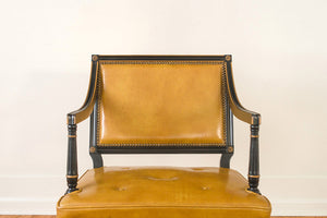 Regency Leather Chairs