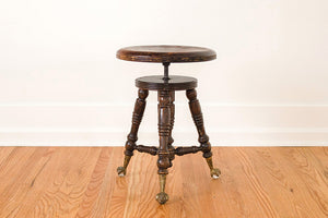 Clawfoot Piano Stool