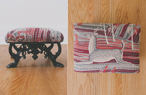 HS Collection Deer Footstool