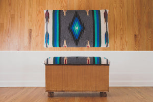 Vintage Kilim Trunk Bench