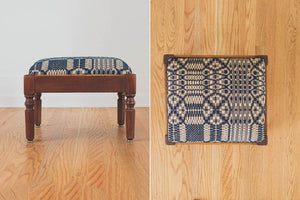 Vintage Woven Ottoman