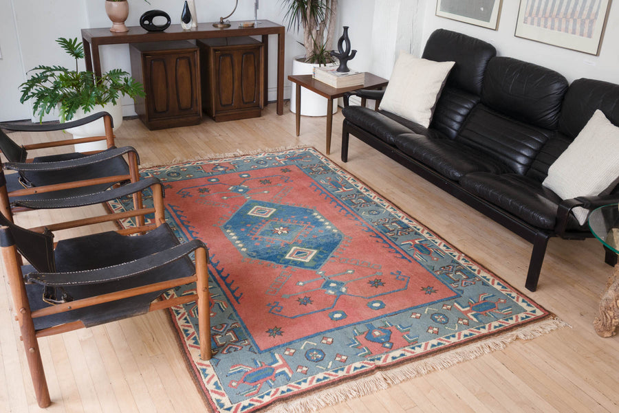5x8 Turkish Shiravan Rug | ERTEN