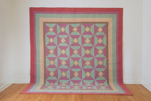 Vintage Geometric Kilim
