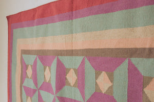 Vintage Geometric Kilim