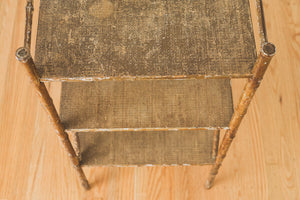 Vintage Bamboo Shelf