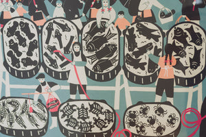 Japanese Fish Market Print