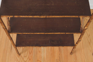 Vintage Bamboo Shelf