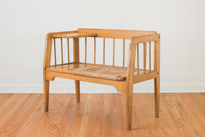 MCM Woven Bench