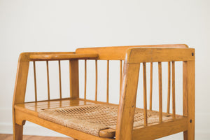 MCM Woven Bench