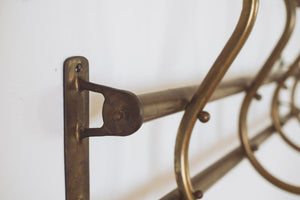 Brass Coat Rack