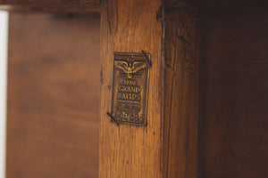 Wood & Brass Serving Cart