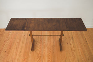 Wood & Brass Serving Cart