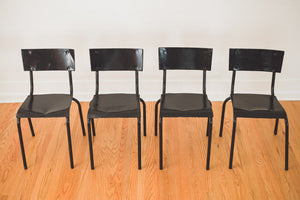 Industrial French Dining Chairs