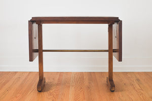 Wood & Brass Serving Cart