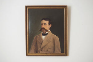 German Mustache Man Portrait