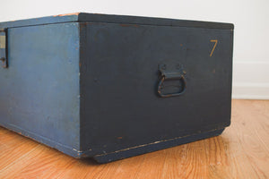 Painted Wood Trunk