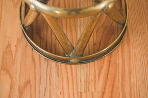 Brass Drum Table