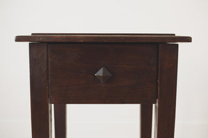Dark Wood Side Table