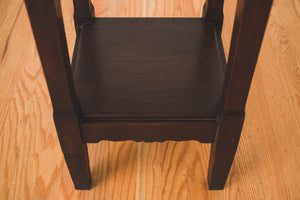 Dark Wood Side Table