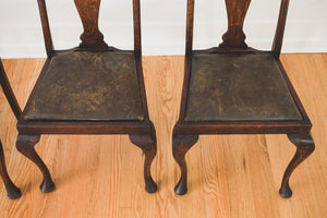 Antique Leather Chairs