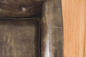 Henredon Leather Sofa