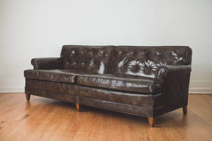 Henredon Leather Sofa