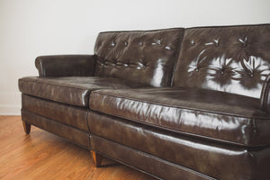 Henredon Leather Sofa