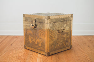 Brass Trunk Side Table