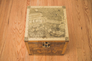 Brass Trunk Side Table
