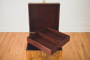 Brass Trunk Side Table