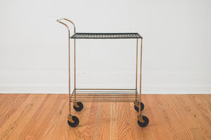 Brass Bar Cart