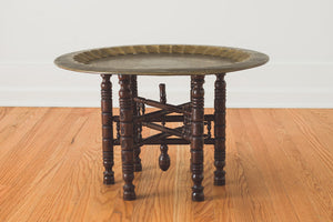 Brass Tray Table