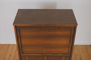 MCM Walnut Highboy Dresser