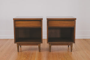 MCM Walnut Nightstands