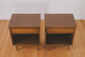 MCM Walnut Nightstands