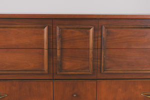 MCM Walnut Lowboy Dresser