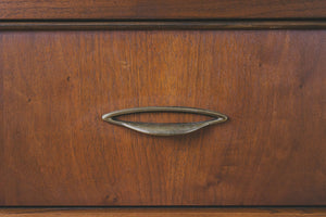 MCM Walnut Lowboy Dresser