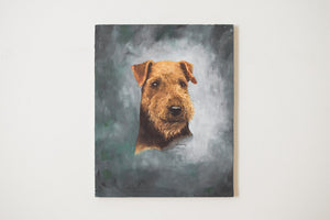 Airedale Terrier Painting