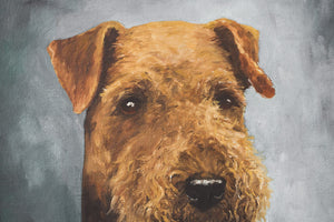 Airedale Terrier Painting